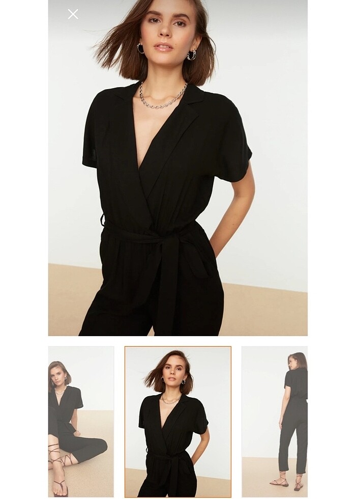 Trendyolmilla Siyah Tulum - Görsel 2