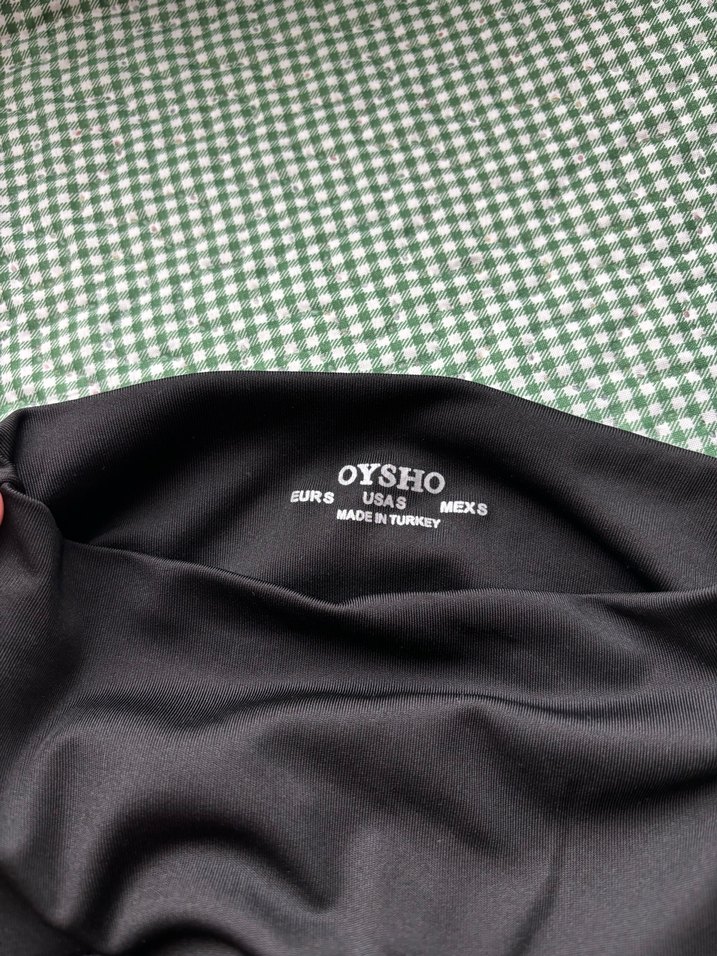 Oysho Siyah İspanyol Paça Tayt - Görsel 4