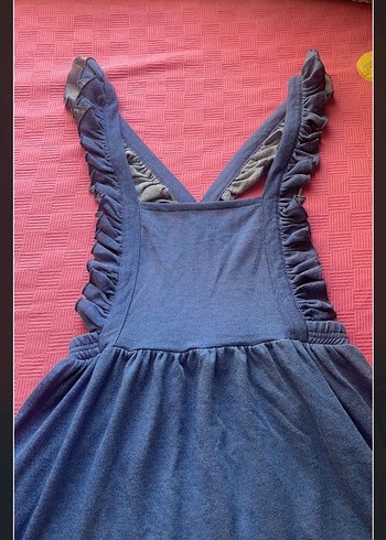 Mavi Midi Elbise - Görsel 3