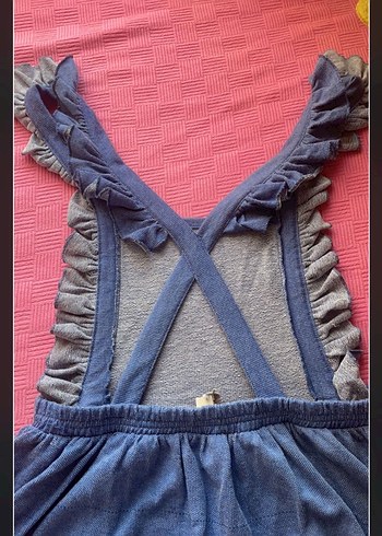 Mavi Midi Elbise - Görsel 4