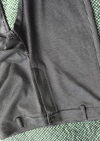 Gri Ekose Kadın Kumaş Pantolon - Görsel 4