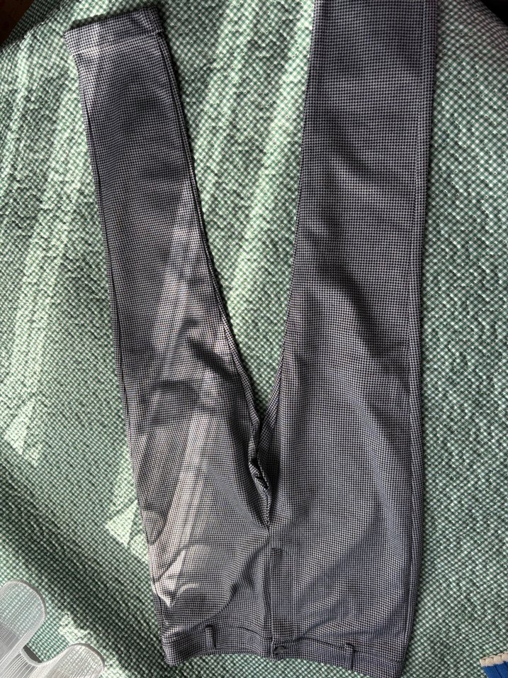 Gri Ekose Kadın Kumaş Pantolon - Görsel 3