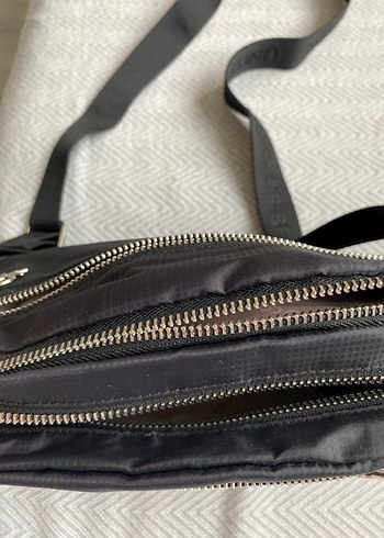 Siyah Kadın Bel ve Çapraz Çanta - Görsel 4