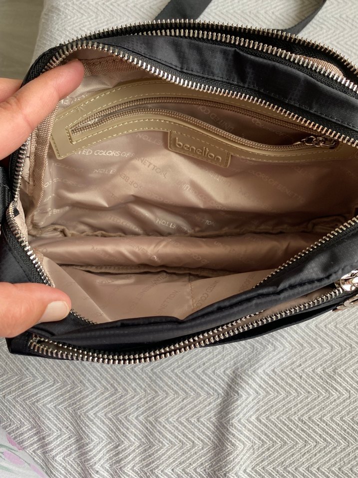 Siyah Kadın Bel ve Çapraz Çanta - Görsel 2