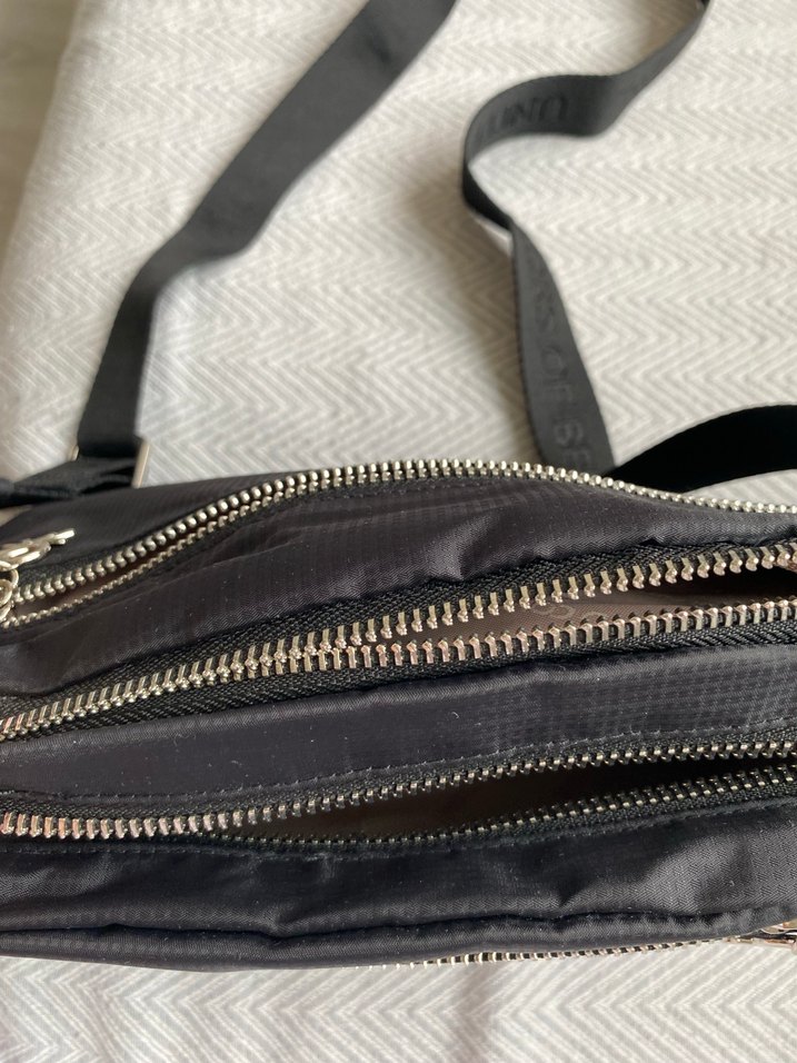 Siyah Kadın Bel ve Çapraz Çanta - Görsel 4