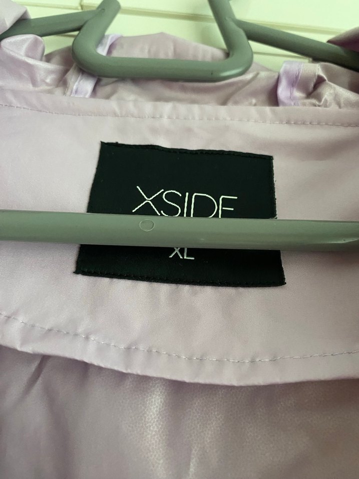 Düğmeli Lila Midi Yağmurluk - Görsel 4