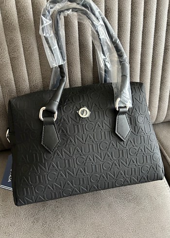 Siyah Baskılı çanta - Görsel 6