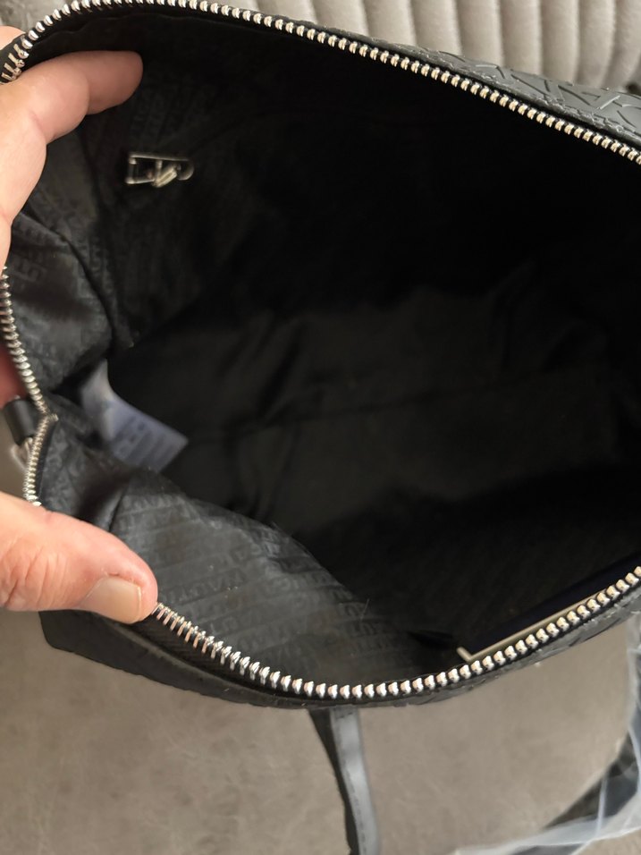 Siyah Baskılı çanta - Görsel 5