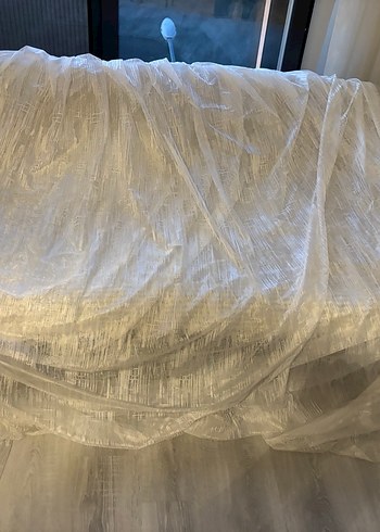 Beyaz Bohem Tarzı Perde - Görsel 2