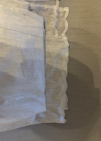 Beyaz Bohem Tarzı Perde - Görsel 5