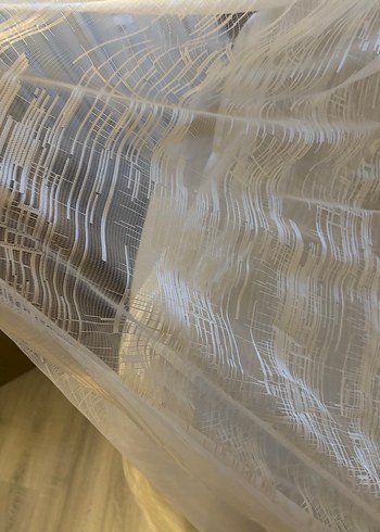 Beyaz Bohem Tarzı Perde - Görsel 6