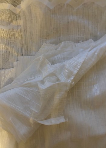 Beyaz Bohem Tarzı Perde - Görsel 4