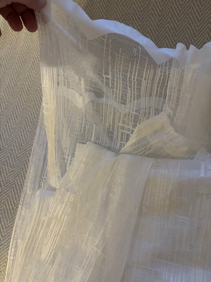 Beyaz Bohem Tarzı Perde - Görsel 3