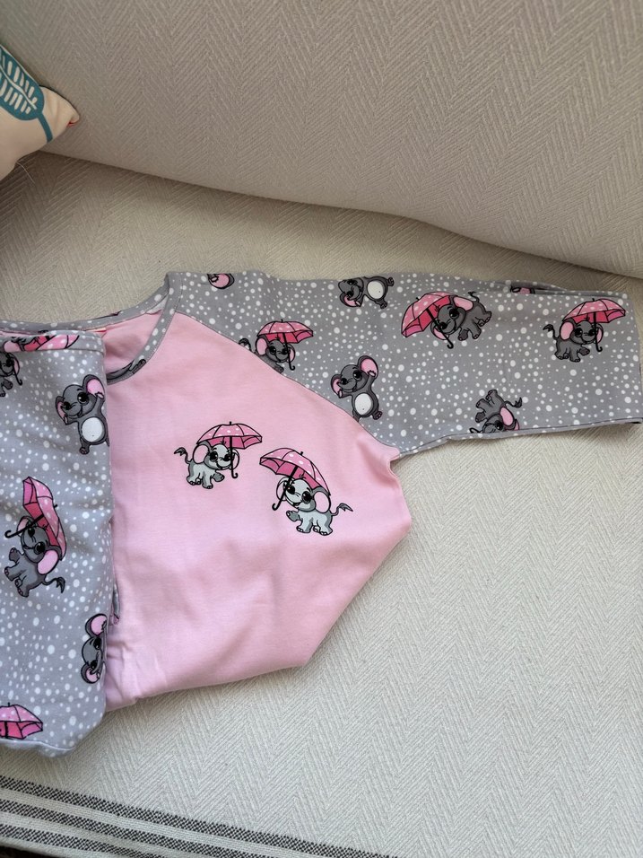 Pembe Gri Desenli  Pijama Takımı - Görsel 2