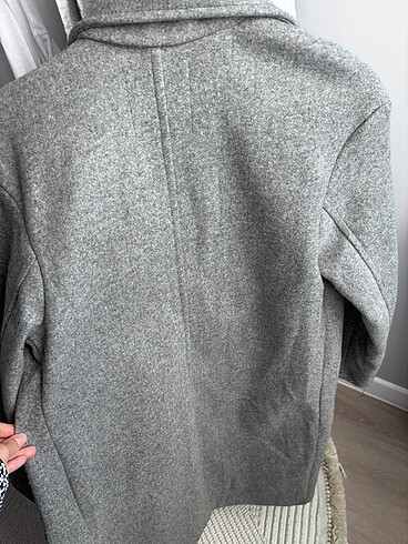 xs Beden gri Renk Bershka Kaban