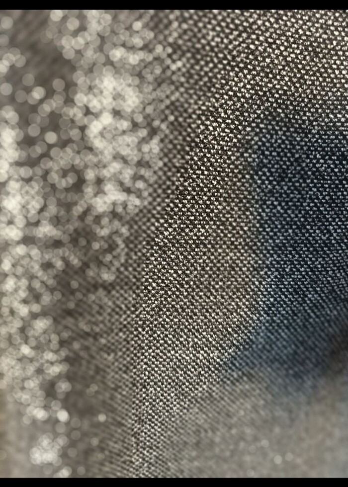 Gri dokuma Elbise  - Görsel 3