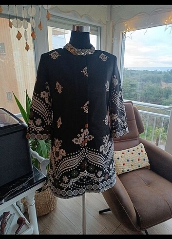 Retro ceket elbise - Görsel 4