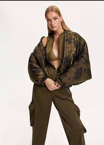 Nocturne haki Bomber ceket