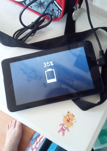Mavi Tablet %35 Batarya Seviyesi