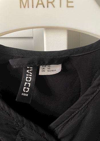 H&M Düğmeli Siyah Kadın Ceket