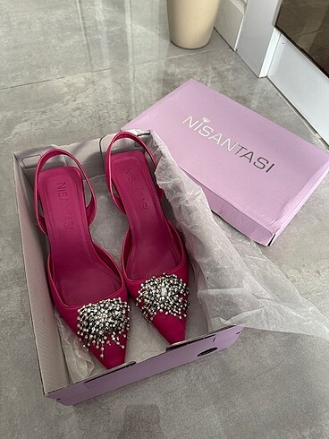 37 Beden pembe Renk Nişantaşı shoes topuklu ayakkabı