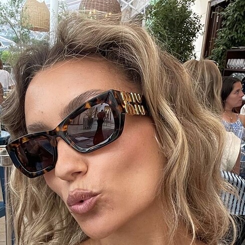 Miu miu leopar gözlük