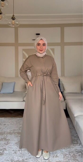 Refka Poplin elbise