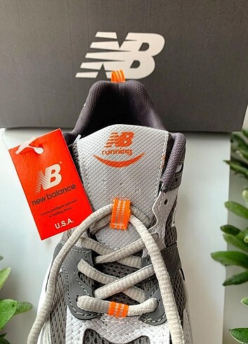 38 Beden gri Renk New Balance 530 - Füme-Oranj No / 38