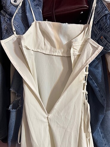 SHEİN ELBİSE KEMİK RENGİ - Görsel 7