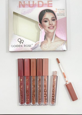 QOIDEN ROSE Nude 6lı Dudak Parlatıcısı Seti