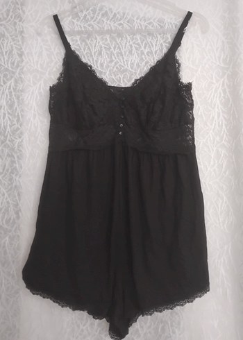 Siyah Dantelli  Gecelik - Görsel 7