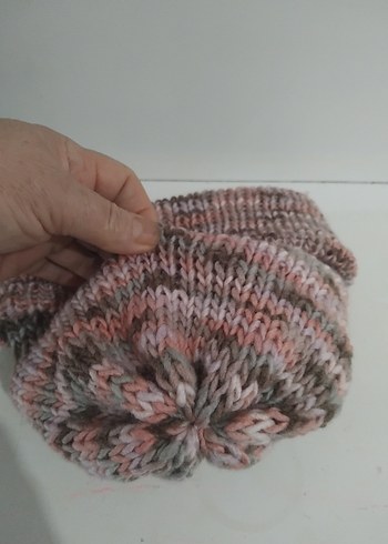 Kadın Örgü Beanie Şapka - Görsel 3