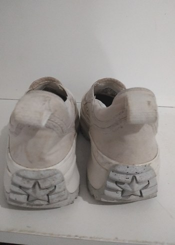 Beyaz kadın Minimalist Günlük Spor Ayakkabı - Görsel 3