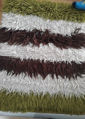 Bohem Çok Renkli Çizgili Halı - Görsel 2