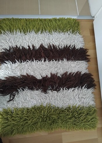 Bohem Çok Renkli Çizgili Halı - Görsel 3