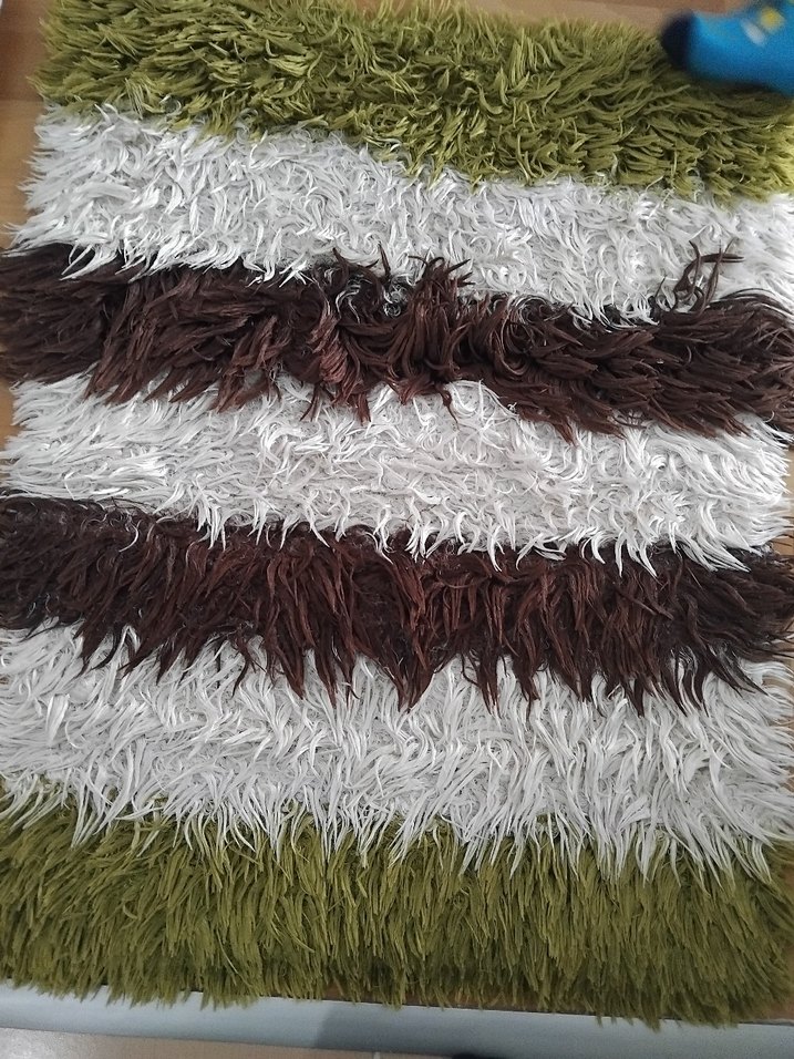 Bohem Çok Renkli Çizgili Halı - Görsel 2