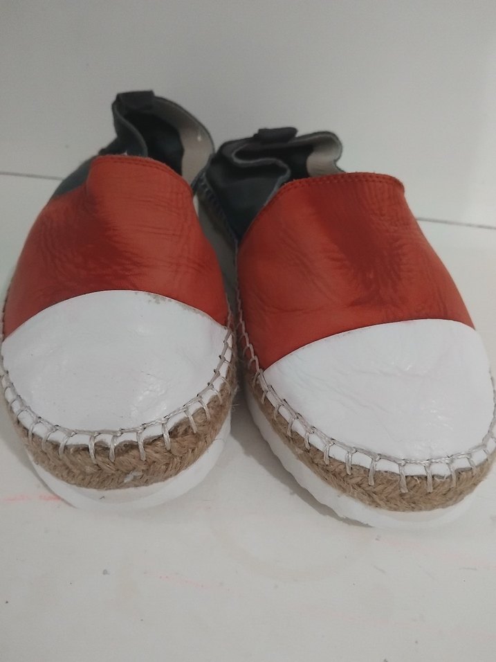 Kadın Kırmızı Dolgu Topuklu Espadril - Görsel 3