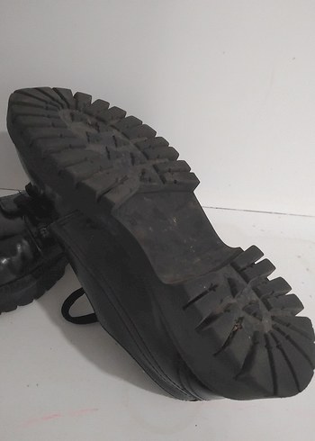 Siyah Kadın Klasik Kauçuk Ayakkabı - Görsel 4