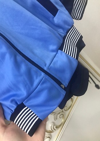 xl Beden mavi Renk Erkek Lacivert Spor Fermuarlı Ceket