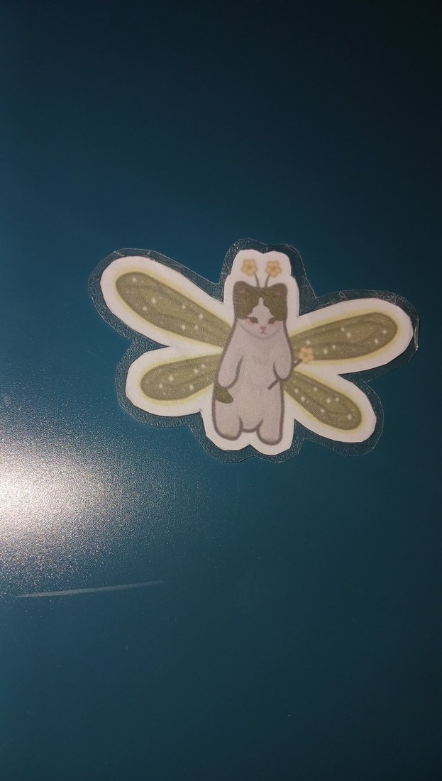 fairy kedili sticker - Görsel 2