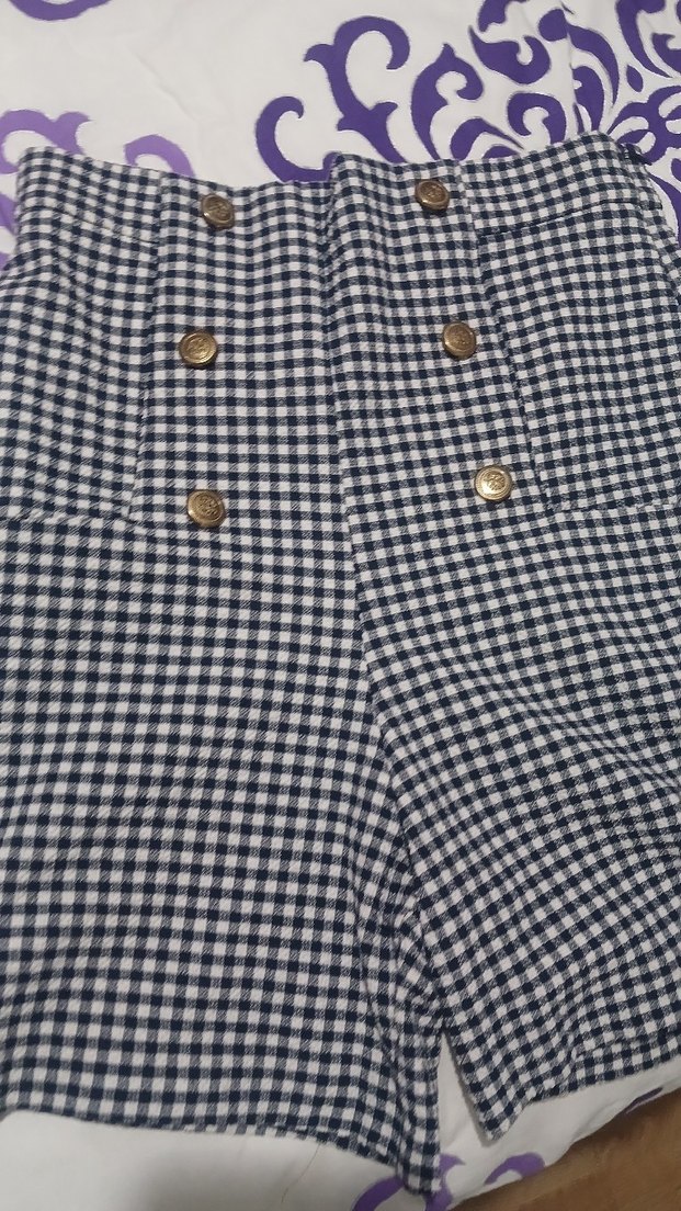 cocuk Düğmeli  Rahat Kesim Şort - Görsel 2