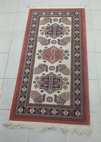 Renkli Desenli küçük paspas Halı - Görsel 4