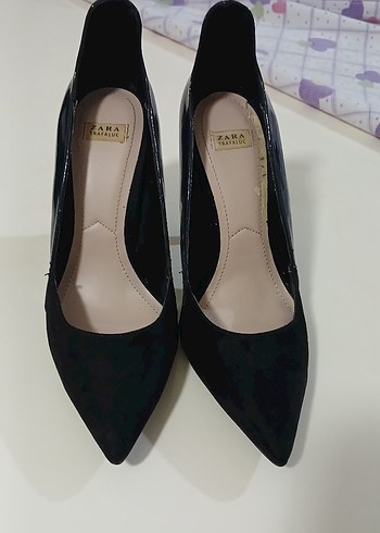 36 Beden siyah Renk topuklu Stiletto ayakkabı