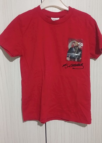 Kırmızı Erkek Çocuk Kısa Kollu Tişört - Görsel 3