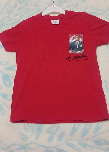 Kırmızı Erkek Çocuk Kısa Kollu Tişört - Görsel 5