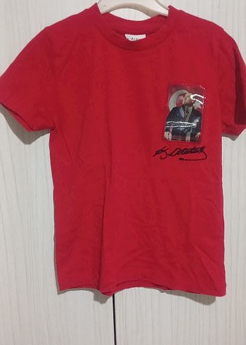 Kırmızı Erkek Çocuk Kısa Kollu Tişört - Görsel 2