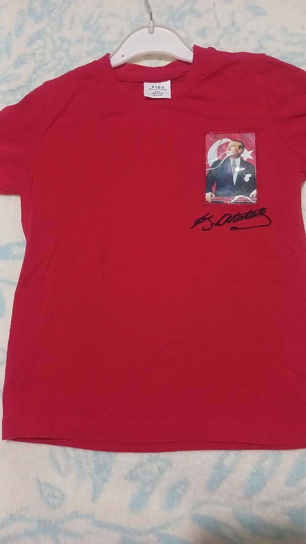 Kırmızı Erkek Çocuk Kısa Kollu Tişört - Görsel 4