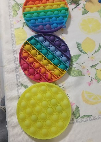 Renkli Yuvarlak Pop It Oyuncak Seti - Görsel 4
