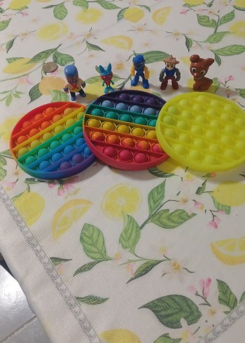 Renkli Yuvarlak Pop It Oyuncak Seti - Görsel 6