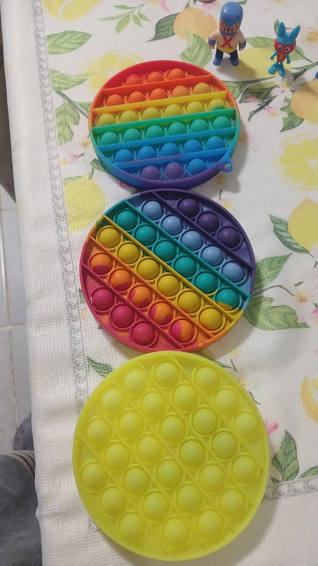 Renkli Yuvarlak Pop It Oyuncak Seti - Görsel 2